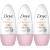 Dove Invisible Care Antiperspirant Roll-On Floral Touch 50 Ml / 1.7 Ounce (Pack of 3)