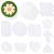 24 PCS Plastic Mesh Canvas Sheets 12 Shapes Hexagon Circle Round Butterfly Flower Heart Star Cross Needlework Blank Plastic Canvases for DIY Crafts Embroidery, Cross Stitch, Knit and Crochet Project
