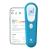 Kinsa QuickScan Smart Thermometer - No-Touch  Contactless Digital Forehead Thermometer for Babies  Kids  Adults - Works with a Smartphone App to Track Family Health & Offer Symptom Advice