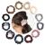 Uni-Fine Satin Hair tie scrunching silk hair tie braiding rubber scrunch for women girls ponytail hair jewelry (12 pieces (small)) 1 piece (1 Pack)