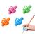 Yyst 4 pieces writing aid for pen children Pencil Grips for Kids ergonomic pencil handles handle silicone write posture correction tool for pencils (4 colors)