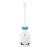 OXO Good Grips Compact Toilet Brush & Canister, White, 6" x 4-3/4" x 17-1/4" h