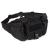 Huntvp tactical belt bag sport hip bag moll belly pocket water-repellent with zip for outdoor running travel hiking cycling camping climbing black-l
