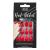 Ardell Nail Addict - Cherry Red |24 artificial nails in red with glue & file for beautiful fingernails to stick on |Press on nails - sticking nail set with long tips