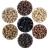 Kullke 500Pcs 4.0mm Silicone Micro Rings Silicone Lined Micro Nano Beads Silicone Micro Beads for 0.5g/Strand I Tip Hair Extensions (4.0mm 5 Brown) 4.0mm 500pcs #5 Brown