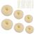 6 Pcs Hair Donut Hair Doughnut Bun Doughnut Blonde Donut Bun Rings Bun Maker Set with 20 Pcs U-Shaped Hair Pins for Girls Kids and Women Bronze