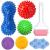 Hedgehuma ball massage ball 3 Set hedgehog ball foot massage set foot massage scooter massage balls hedgehog ball for plantar fasciitis premium foot massage device.