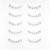 DAODER Bottom Lashes Lower False Eyelashes Natural Wispy Eye Lashes Set Pack Under Lashes Clear Band Fake Eyelashes 5 Pairs 6mm (Bottom Lashes Daring)