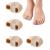 Golbylicc Bunion Toe Separators for Overlapping Toes Women Men  Gel Toe Spacers Bunion Corrector with 2 Loops for feet (4PC)