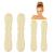 Styla Hair Magic Hair Bun Maker Sponge Hair Foam Twister Easy Perfect Bun Tool (2 Small 2 Large) Blonde