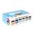 LOCCO 8 Calorie Spread 6-Pack Box | Flavours - Salted Carmel Milk Chocolate Coconut White Chocolate Fudge Chocolate Hazelnut | Keto Diet Vegetarian Smooth Paste Sweet Snack | 6x125g
