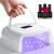 60W Rechargeable UV LED Nail Lamp, Faster Wireless Nail Dryer Gel Polish Light 42 Beads & Portable Handle, Professional Curing Lamp For Fingernail and Toenail, Auto Sensor & Quick Dry Nail Machine