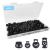 40Pcs Cord Lock  Plastic Cord Locks for Drawstrings  Black Spring Toggle Stopper with 4 Sizes  Elastic Cord Adjuster Shoelace Fastener Lock for Drawstring  Paracord  Shoelaces  Clothing and Bags