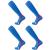 Compression Socks (2 Pair) for Men and Women 20-30 mmHg Compression Stockings Circulation for Cycling Running Support Socks XXL Blue