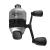 Zebco 33 Micro Spincast Fishing Reel, Size 10 Reel, Changeable Right- or Left-Hand Retrieve, Built-in Bite Alert, Pre-spooled with 4 lb Zebco Cajun Line, Silver/Black Plastic Clam Packaging