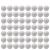 Crafjie Craft Foam Balls 56-Pack 2 Inches in Diamete Smooth and Durable Foam Balls for DIY Crafting and Decoration White 2inch 56pc