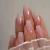 24 pieces of nails to stick on short angular french press on nails pink ballerina artificial fingernails to stick out acrylic full cover artificial nails for women girls nail art manicure