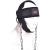 DMoose Neck Harness, Increases Neck Core Strength and Supports Injury Recovery - Neck Exerciser with 30" Heavy Duty Steel Chain, Adjustable Head and Chin Neoprene Strap, Neck Trainer for Home and Gym Black With Support Strap