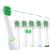 Replacement Toothbrush Heads for Sonic Fusion (SF-01 / SF-02 / SF-03 / SF-04) Compact with Covers 5 Count White White (5 Count)