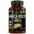 Maca Root 6000mg (High Strength) 100% Pure Peruvian ginseng Maca -Enriched with Ashwagandha -180 Vegan Black Maca Root Tablets Not Capsules - (3 Month Supply) Food Supplement Made in UK by New Leaf
