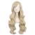 MapofBeauty 28 Inch/70 cm Charming Women Side Bangs Long Curly Full Hair Synthetic Wig (Blonde) Gold
