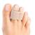 Welnove 6Pcs Hammer Toe Straightener  Hammer Toe Splints  Toe Cushioned Bandages for Correcting Hammer Toes  Broken Toes  Crooked Toes & Overlapping Toes