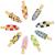 9PCS No Bend Hair Clips  Checkerboard No Crease Hair Clips Curl Pins  Acrylic Resin Flat Styling Clip  Colorful Bang Seamless Duckbill Hair Barrette for Makeup Hairstyle Accessories for Women Girls Type-1