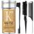 Hair Wax Stick & Hair Combs of 4Pcs Slick Back Hair Brush with Hair Stick for Flyaways Smooth Frizz Wax Stick for Hair with Teasing Brush Rat Tail Comb and Edge Brush