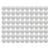 Crafjie Craft Foam Balls 80-Pack 1 Inch in Diameter Polystyrene for DIY Arts and Crafts Ornaments Smooth Polystyrene Foam Balls for Decoration Household School Projects White