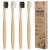 4 Pcs Soft Bamboo Micro-Nano Toothbrushes Extra Soft Toothbrush with 20000 Bristles Designed for Sensitive Gums Kids Adults (White and Grey Bristles)