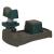 Caldwell unisex adult Caldwell The Pistolero Shooting Rest, green, gray
