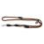 lionto Adjustable Dog Leash Multifunctional Leash Double Leash Shoulder Leash Robust Weatherproof Length 200 cm Brown Brown Medium