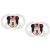 Tigex Soft Touch Friends pacifiers | 18-36 months | Silicone pacifiers | Disney Minnie Mouse | Set of 2 Minnie Mouse