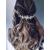 Vakkery Flower Wedding Hair Vine Silver Crystal Bridal Headpiece Pearl Rhinestone Bridal Hair Accessories for Women and Girls (Silver)