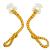 Botepon 2Pcs Boat Tube Towable Rope Quick Connector, Water Towable Tubes Rope Connector for Tubing, Skiing, Wake Boarding with Seadoo, Jet ski, Waverunner