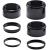 Starboosa Telescope T2-Extension Tube Kit for Cameras and eyepieces - Length 3mm 5mm 7mm 15mm 20mm 30mm - M42x0.75 on Both Sides 6 Tubes Kit