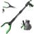 Jellas Reacher Grabber Tool, 90 Rotating Head, 32" Foldable Claw Grabber with Shoehorn, Reaching Assist Tool for Trash Pick Up, Litter Picker, RGSP01 (Green)