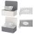 2 pieces of wet wipes Box and 2 pieces of wet wipes bag set baby wet wing box damp toilet paper box handkerchief storage box wet wipes donor napkin box with lid of small 4PCs