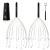 USAGA 20 Fingers Head Massager Scalp Scratcher Head Scratcher for Head Body Relaxing 2 Pack (Black)