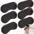 6 Pack Blindfold Eye Mask Cover Sleep Mask for Party Games Travel Sleep Team Build Party Supply with Adjustable Strap for Women Men Kids Black