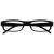 Black Nearsighted Distance Glasses Myopia Men Women Lightweight Comfortable M32-1 -2.50 -2.50 Diopters (Pack of 1) Black