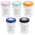 5 Pcs Contact Lens Barrel Cases Contact Lens Cleaner Contact Washer Manual Rotation Contact Lens Cleaning Container for Eyes Care Classic style