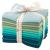 Robert Kaufman FQ-923-12 Fat Quarter Bundle Kona Cotton Midnight Oasis Fabric, 12 Piece , Blue