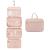 LOVEVOOK Toiletry Bag Hanging Travel Wash Bag for Women Waterproof Toiletries Makeup Bags with Hook Cosmetic Organizer Ladies Large for Full Sized Container Pink Pink L