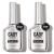 GAOY Gel Top Coat and Base Coat Set  16ml 2 Pcs Glassy Top Coat and No Wipe Foundation Combination for UV Light Cure Gel Nail Polish