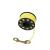 Trident Finger Reel with Brass Clip Wreck Scuba Diving Tech Spool Reel Medium 100' Line Yellow