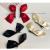 Side Hair Clips Bow Satin Ribbon Hair Clips for Women Girls Hair Accessories Red Black Bowknot Hairpin Hair Bow Side Clips 3 Pairs
