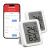 Switchbot inside thermometer hygrometer 2 pieces internal temperature moisture sensor with intelligent warning and 68-day data storage Bluetooth room thermometer for baby at home garage