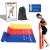 Zenlete fitness band resistance band 3 Set 2.5m extra long fitness straps gymnastics band Physioband with carrying bag & e-book for yoga pilates strength training physiotherapy