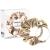 Bellody Scrunchies with - velvety soft strong hold Velvet look exclusive colors (1 piece - champagne beige) - Hair tie scrunch in beige